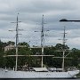 Une belle goellette dans le port de Stockholm